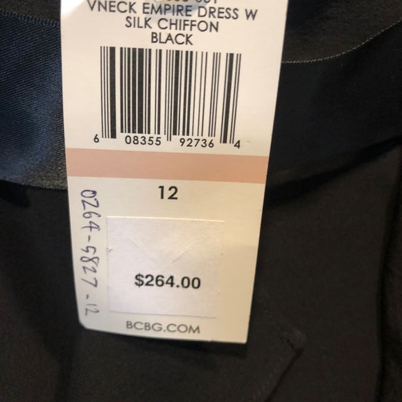 BCBG Genration Silk Chiffon Dress - Picture 5 of 6